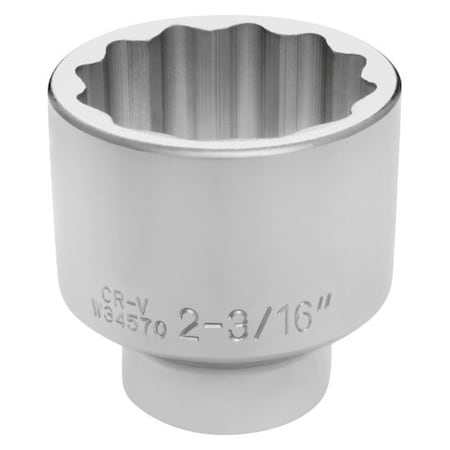 Performance Tool 3/4 In Dr. 12 Pt Socket 2-3/16 In Socket 12Pt 2-3, W34570 W34570
